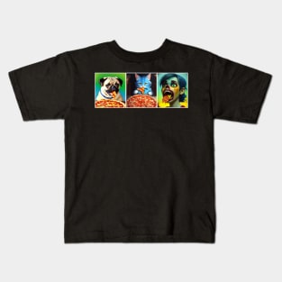 Pizza Friends Kids T-Shirt